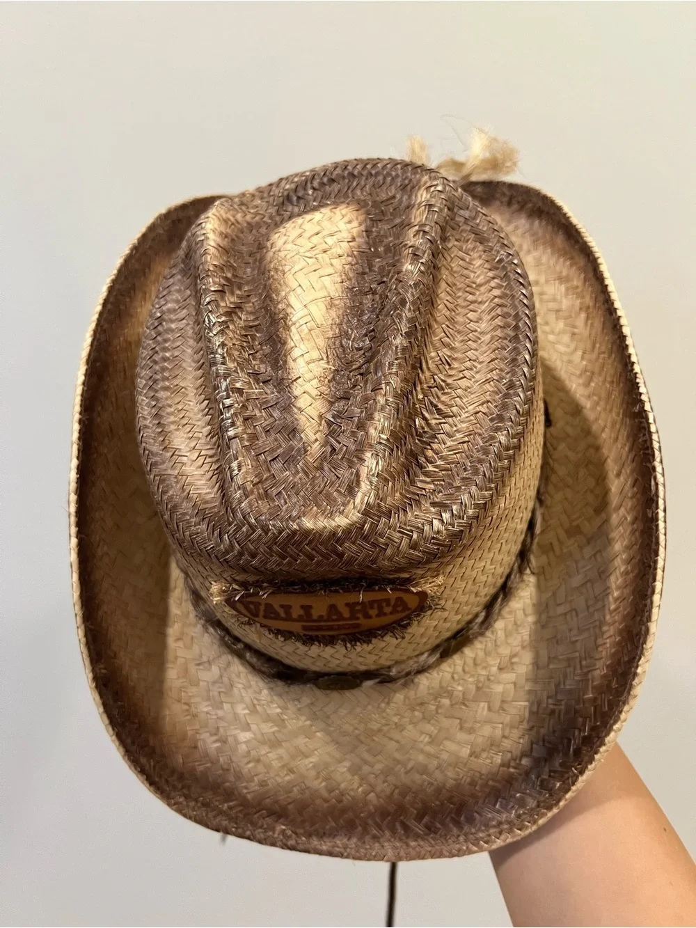 Straw Cowboy Hat - Natural Brown